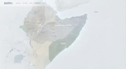 Map showing Somalia and the Horn of Africa